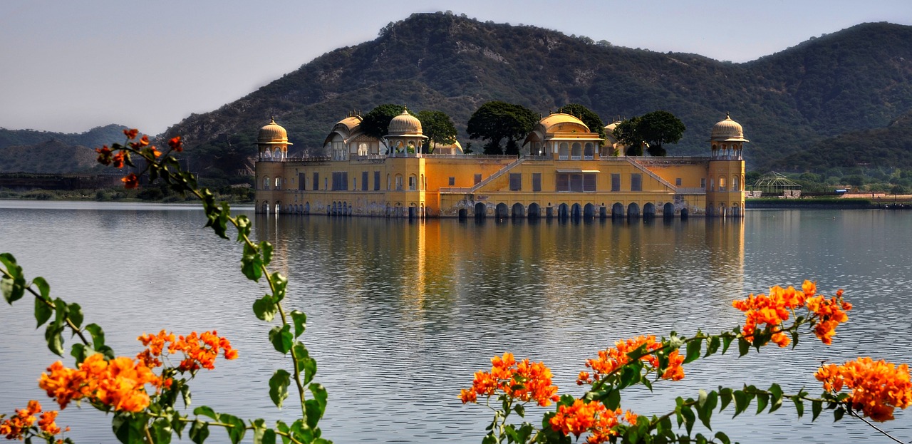 Jal Mahal palace in Man Sagar Lake, Jaipur